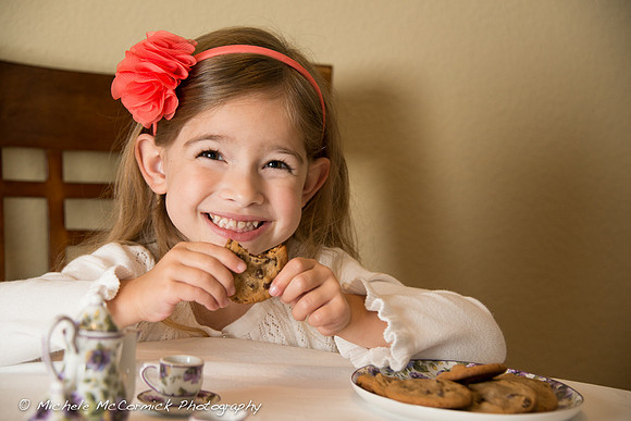 Olivia Enjoys a Cookie