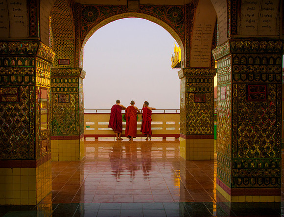 Sunset at Mandalay Hill