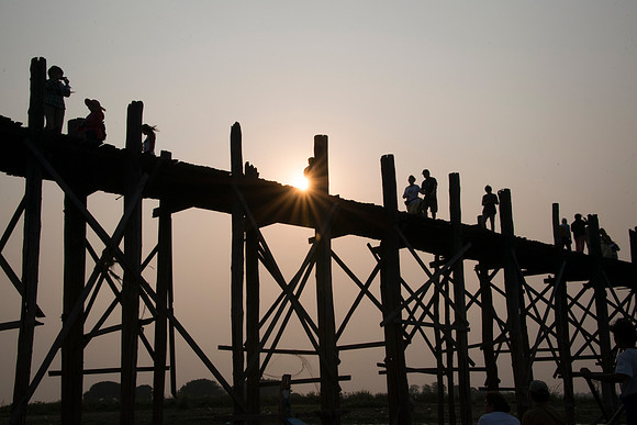 Sunset at U Bein Bridge