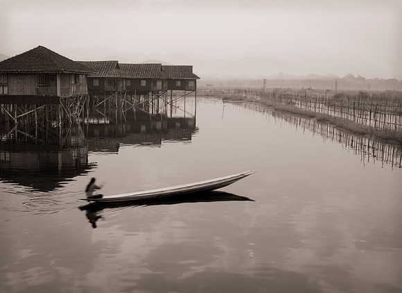 Boater at Dawn